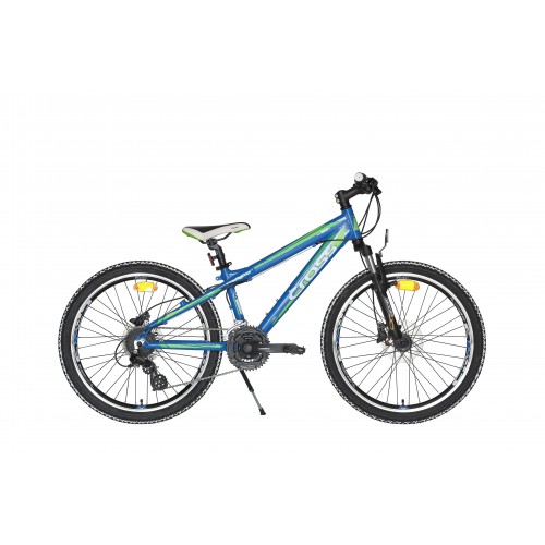 Bicicleta CROSS Gravito 24'' Hydraulic Albastru/Verde